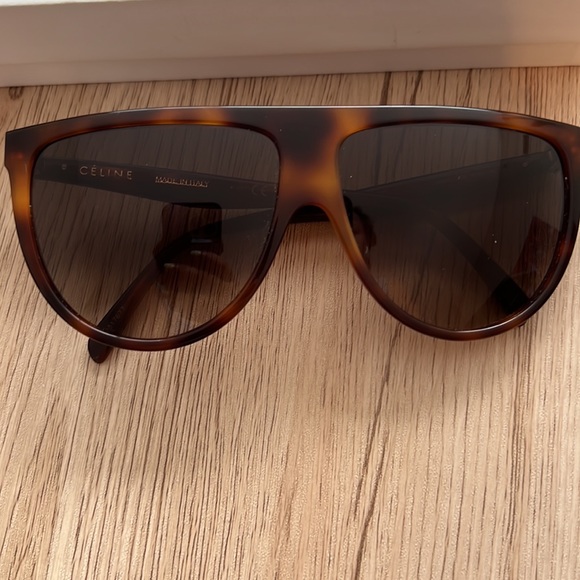 New Celine Tortoise Shell Sunglasses - Picture 6 of 8